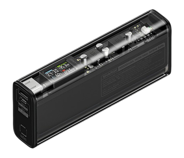 Sharge PowerBank Shargeek 140W QC 4.0 PD 3.0 Czarny - 1455952 - zdjęcie 2
